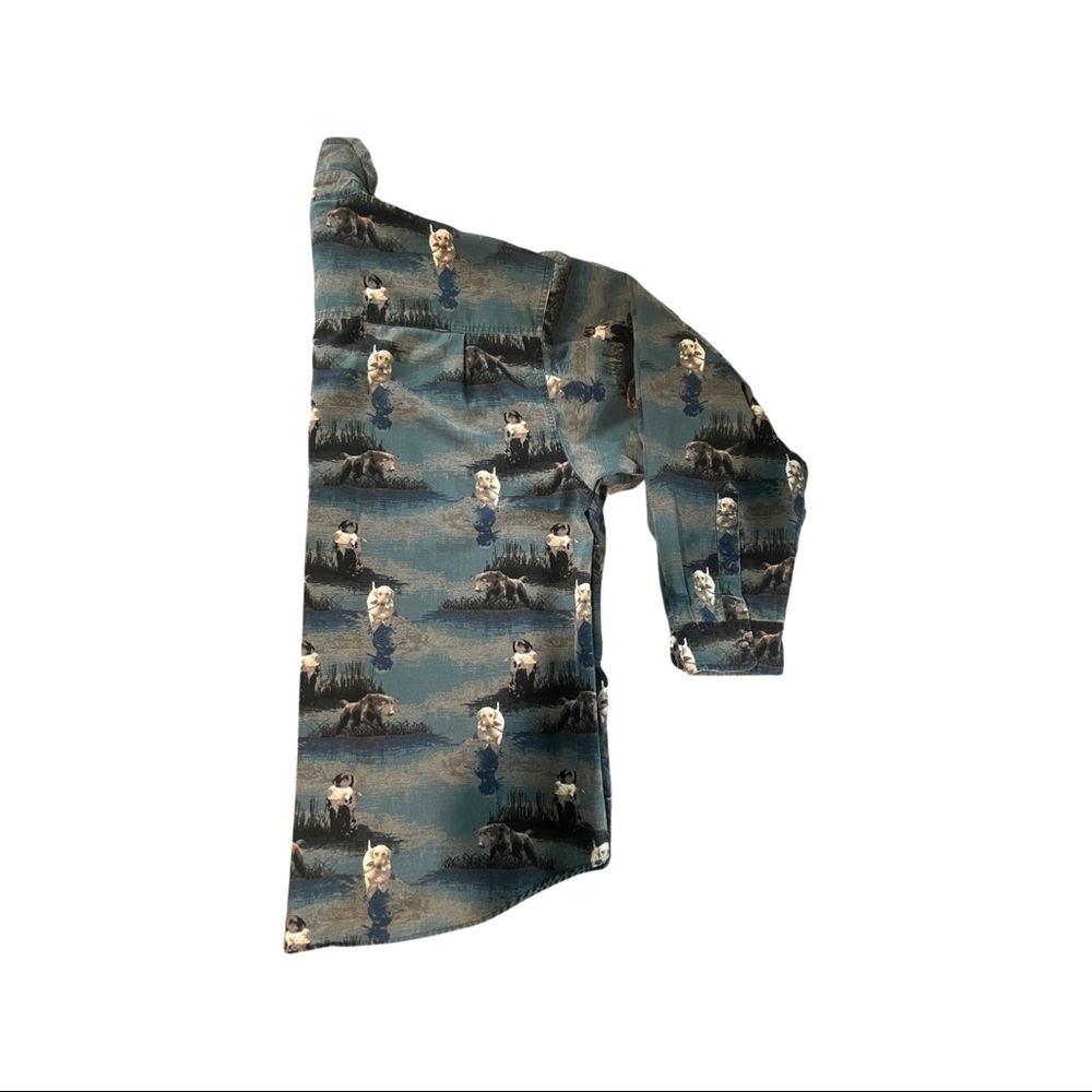 XXL | Columbia River lodge | Long Sleeve Button Down | Hunting Dogs